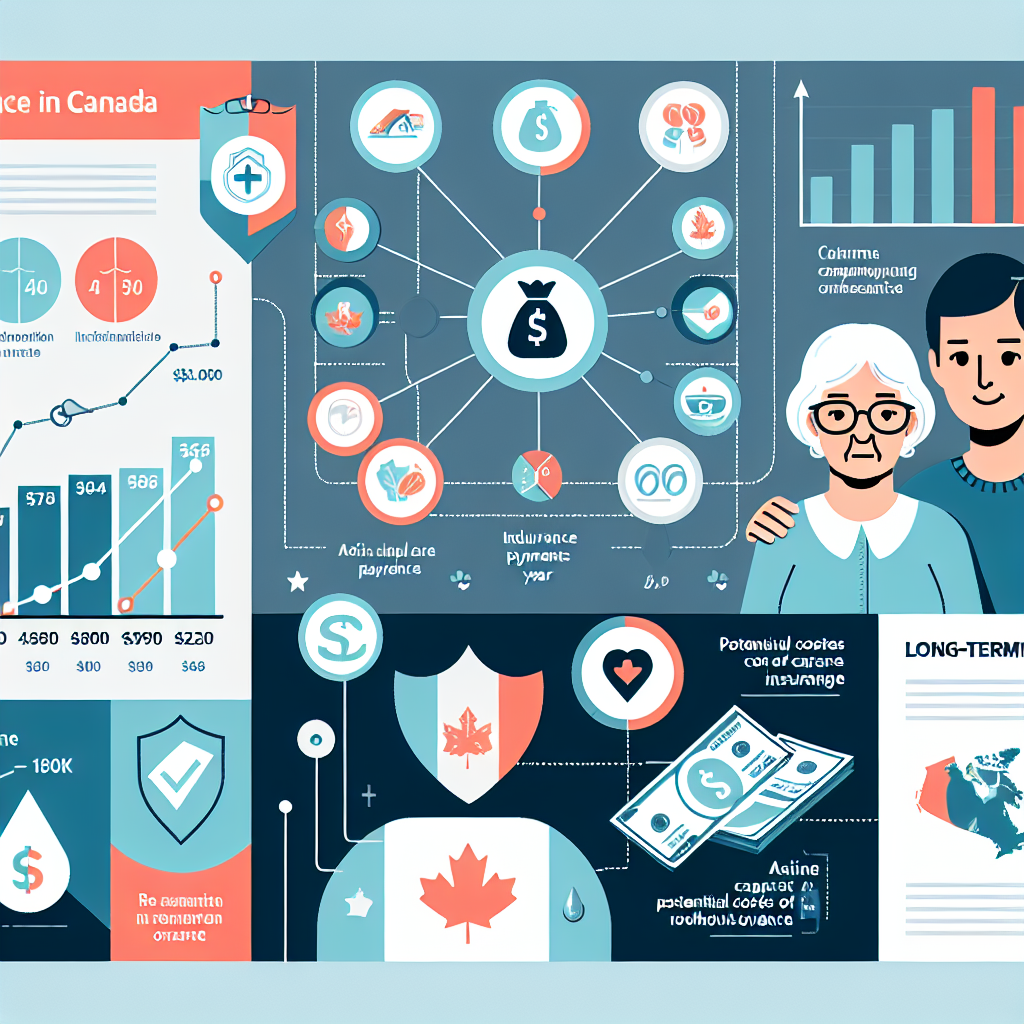 Infographic on Canadian health insurance and costs.